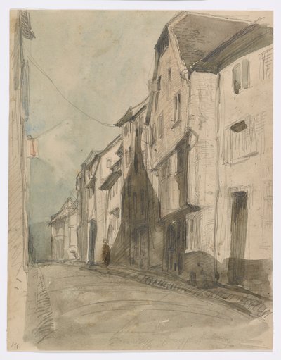 Ulice v Saverne od James Abbott McNeill Whistler