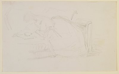 Dívka ležící na pohovce, čtení od James Abbott McNeill Whistler