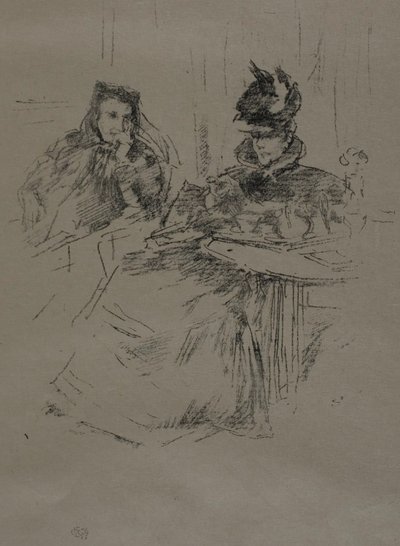 Odpolední čaj od James Abbott McNeill Whistler