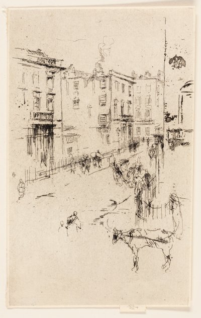 Alderney Street od James Abbott McNeill Whistler