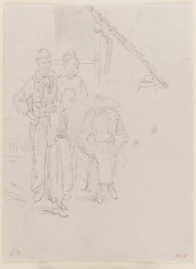 Umělec skicování od James Abbott McNeill Whistler