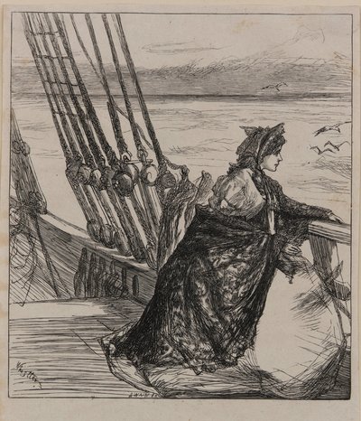 Ilustrace k <em>Majorově dceři</em> od James Abbott McNeill Whistler