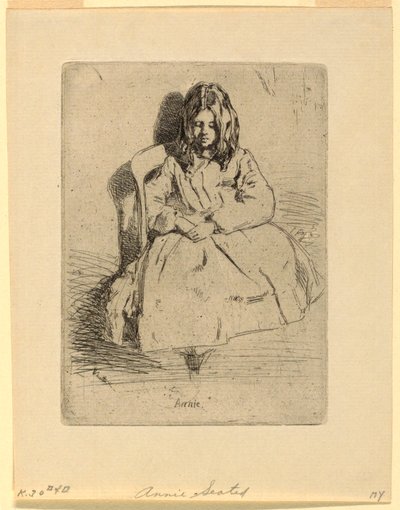 Annie, sedím od James Abbott McNeill Whistler