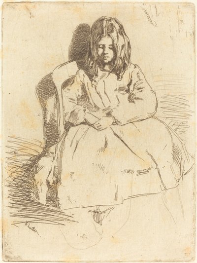 Annie Sedící od James Abbott McNeill Whistler