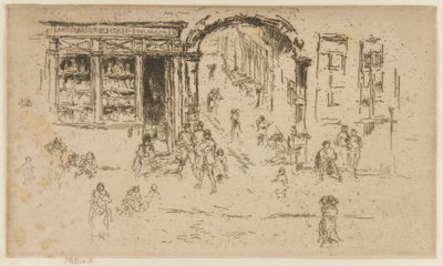 Archway, Brusel od James Abbott McNeill Whistler