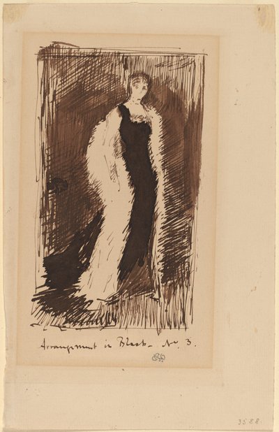 Aranžmá v černé barvě - č.3 od James Abbott McNeill Whistler