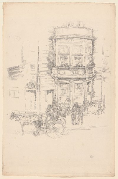 Zadní část divadla Gaiety od James Abbott McNeill Whistler