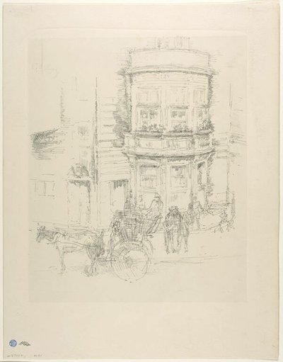Zadní část divadla Gaiety od James McNeill Whistler