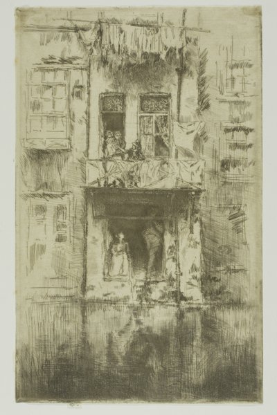 Balkon, Amsterdam od James Abbott McNeill Whistler
