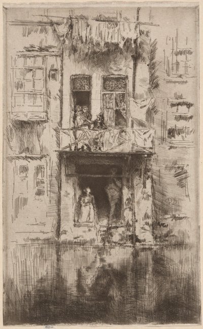 Balkon, Amsterdam od James Abbott McNeill Whistler