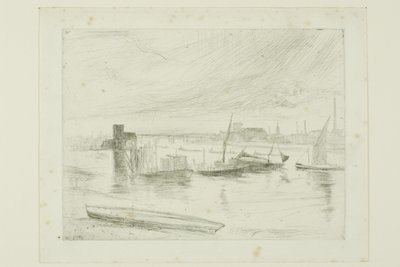 Battersea Dawn (Cadogan Pier) od James Abbott McNeill Whistler