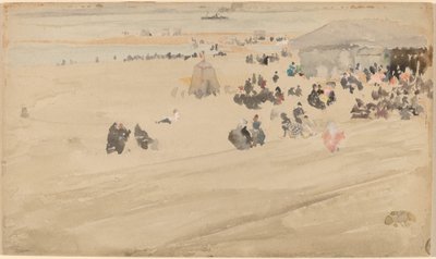 Plážová scéna od James Abbott McNeill Whistler
