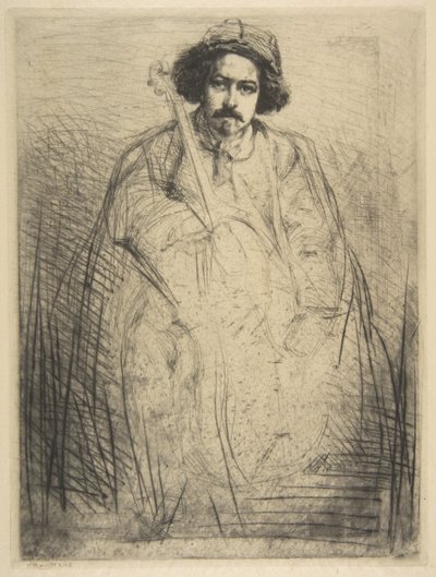 Becquet (J. Becquet, sochař) od James McNeill Whistler