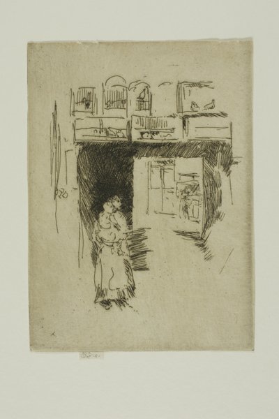 Bird Shop - Seven Dials od James Abbott McNeill Whistler