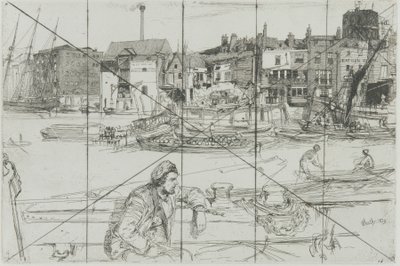 Přístaviště černých lvů od James Abbott McNeill Whistler