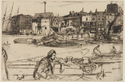 Přístaviště černých lvů od James Abbott McNeill Whistler