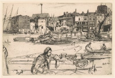 Přístaviště černých lvů od James Abbott McNeill Whistler