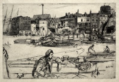 Přístaviště Black Lion od James McNeill Whistler