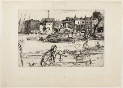 Přístaviště Černého lva od James McNeill Whistler