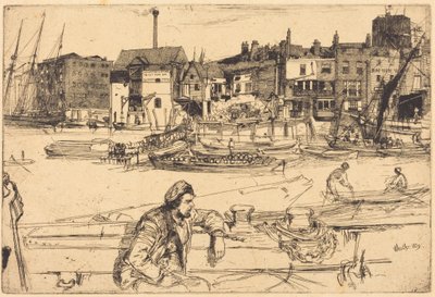 Přístaviště Černý lev od James McNeill Whistler