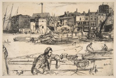 Přístaviště Black Lion od James McNeill Whistler