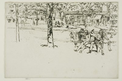 Boulevard Poissonniere, Paříž od James McNeill Whistler