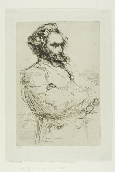 C. L. Drouet, sochař od James Abbott McNeill Whistler