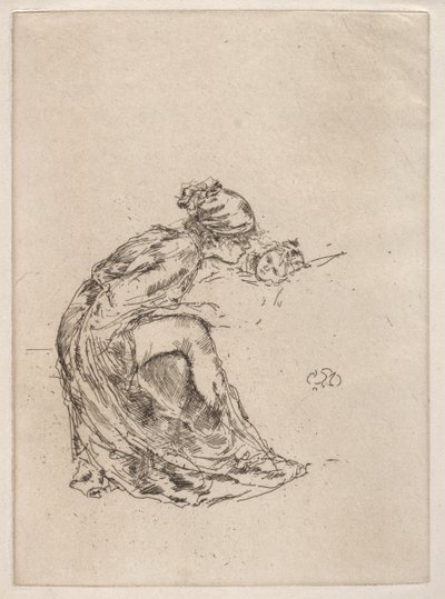 Cameo, č. 1 (Matka a dítě) od James McNeill Whistler