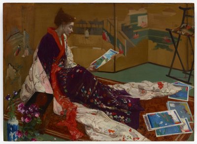 Caprice in Purple and Gold: The Golden Screen od James Abbott McNeill Whistler