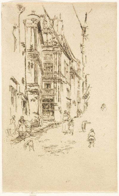 Kancelář, Loches od James McNeill Whistler