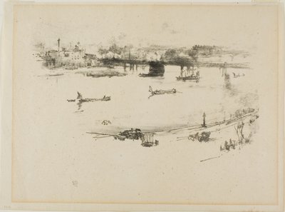 Železniční most Charing Cross od James Abbott McNeill Whistler