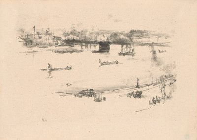 Železniční most Charing Cross od James Abbott McNeill Whistler