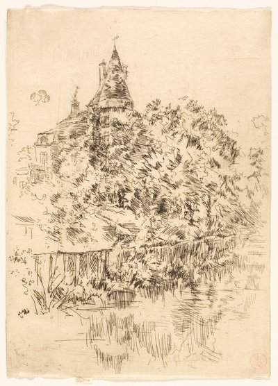 Chateau de Verneuil, Touraine od James McNeill Whistler