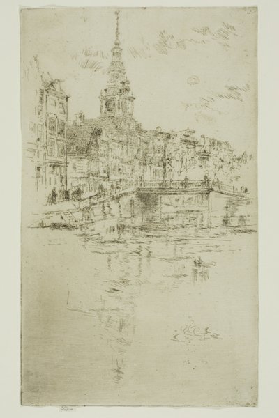 Kostel, Amsterdam od James Abbott McNeill Whistler