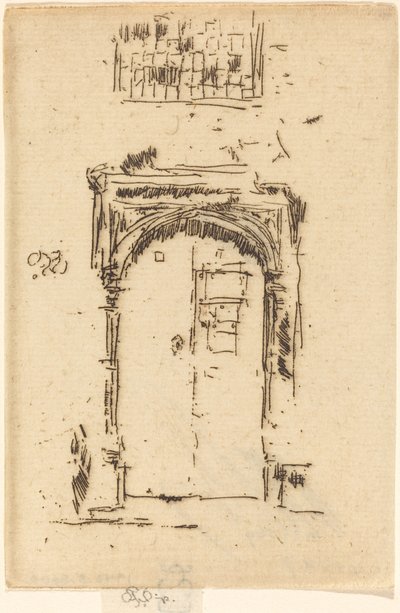 Kostelní dveře, Edgemere od James Abbott McNeill Whistler