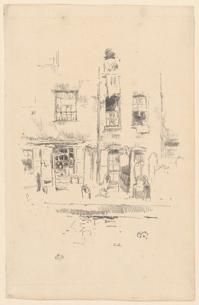 Hřbitov od James Abbott McNeill Whistler