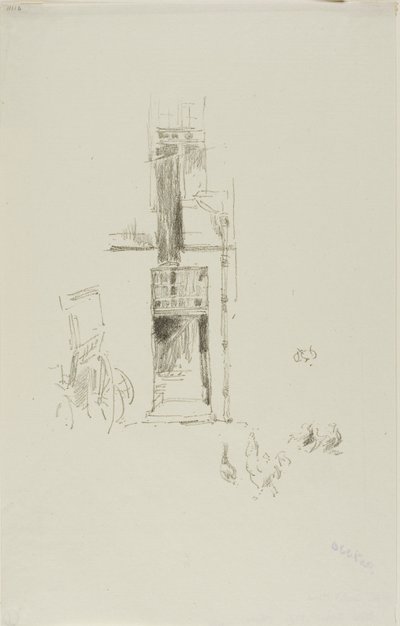 Kohouti a slepice, Hôtel Colbert od James McNeill Whistler
