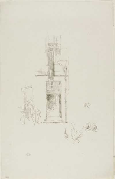 Kohouti a slepice, Hôtel Colbert od James McNeill Whistler