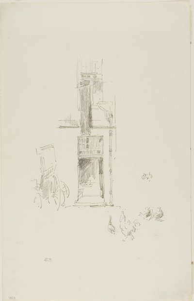 Kohouti a slepice, Hôtel Colbert od James Abbott McNeill Whistler
