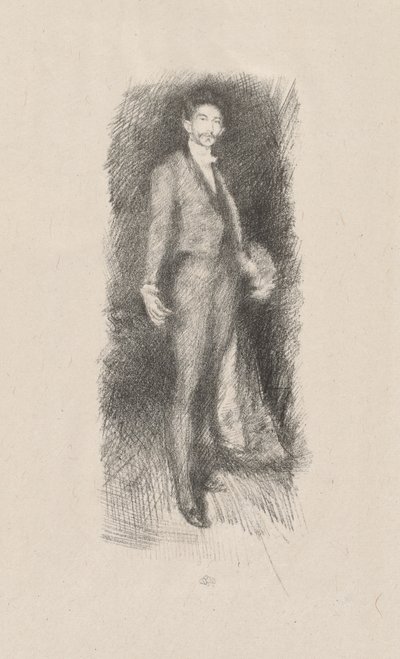 Hrabě Robert de Montesquiou, č. 2 od James Abbott McNeill Whistler
