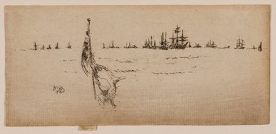 Namáčení vlajky od James McNeill Whistler