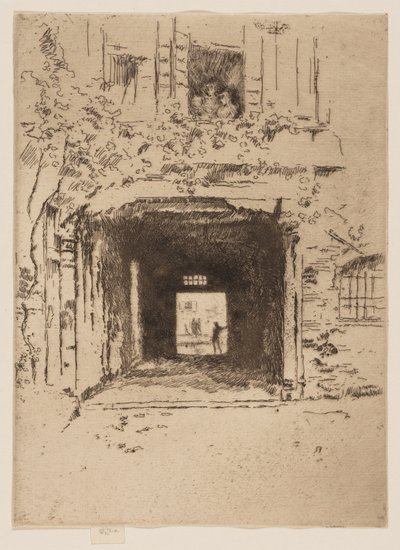 Dveře a vinná réva od James McNeill Whistler