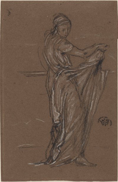 Zahalená ženská postava od James Abbott McNeill Whistler