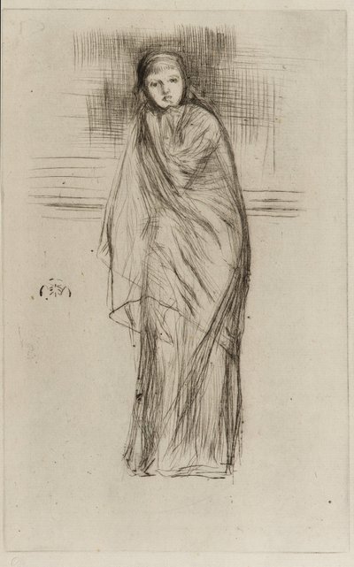 Oblečený model od James Abbott McNeill Whistler