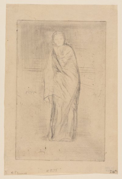 Oblečený model od James Abbott McNeill Whistler