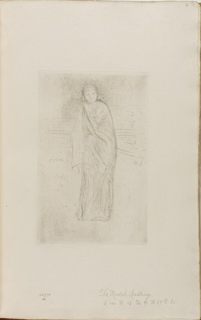 Oblečený model od James Abbott McNeill Whistler
