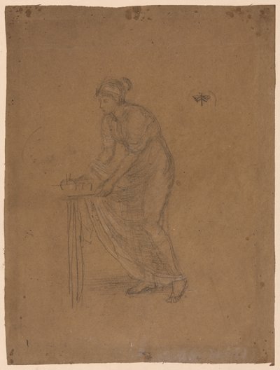 Model s drapérií od James McNeill Whistler