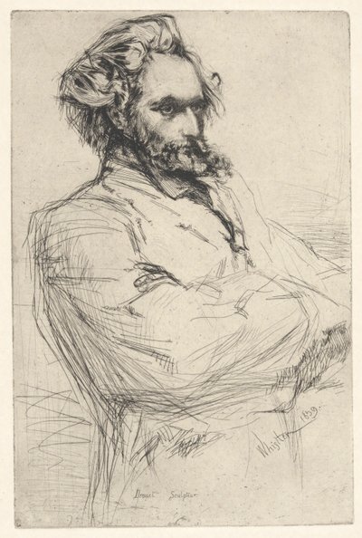 Drouet, sochař od James Abbott McNeill Whistler