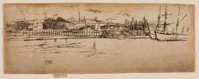 Suché doky, Southampton od James Abbott McNeill Whistler