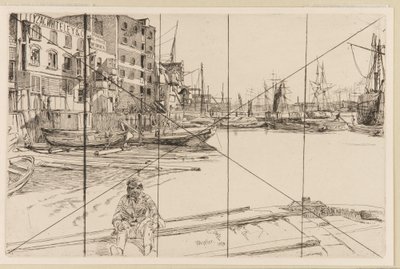 Eagle Wharf (Tyzac Whiteley and Co.) od James Abbott McNeill Whistler